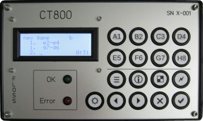 the CT800 from the top with a game ongoing